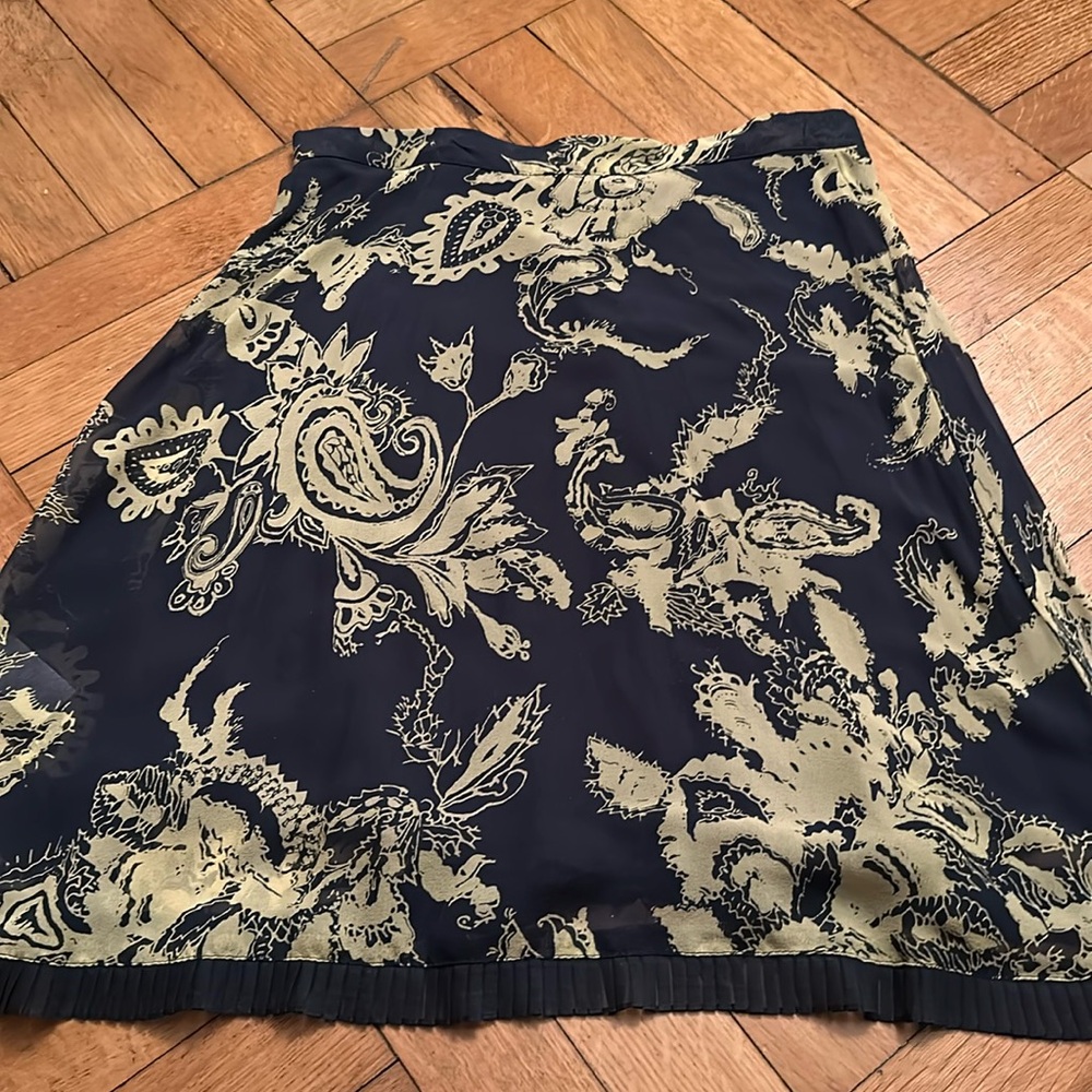 Ella Moss cotton skirt. Look at back details!